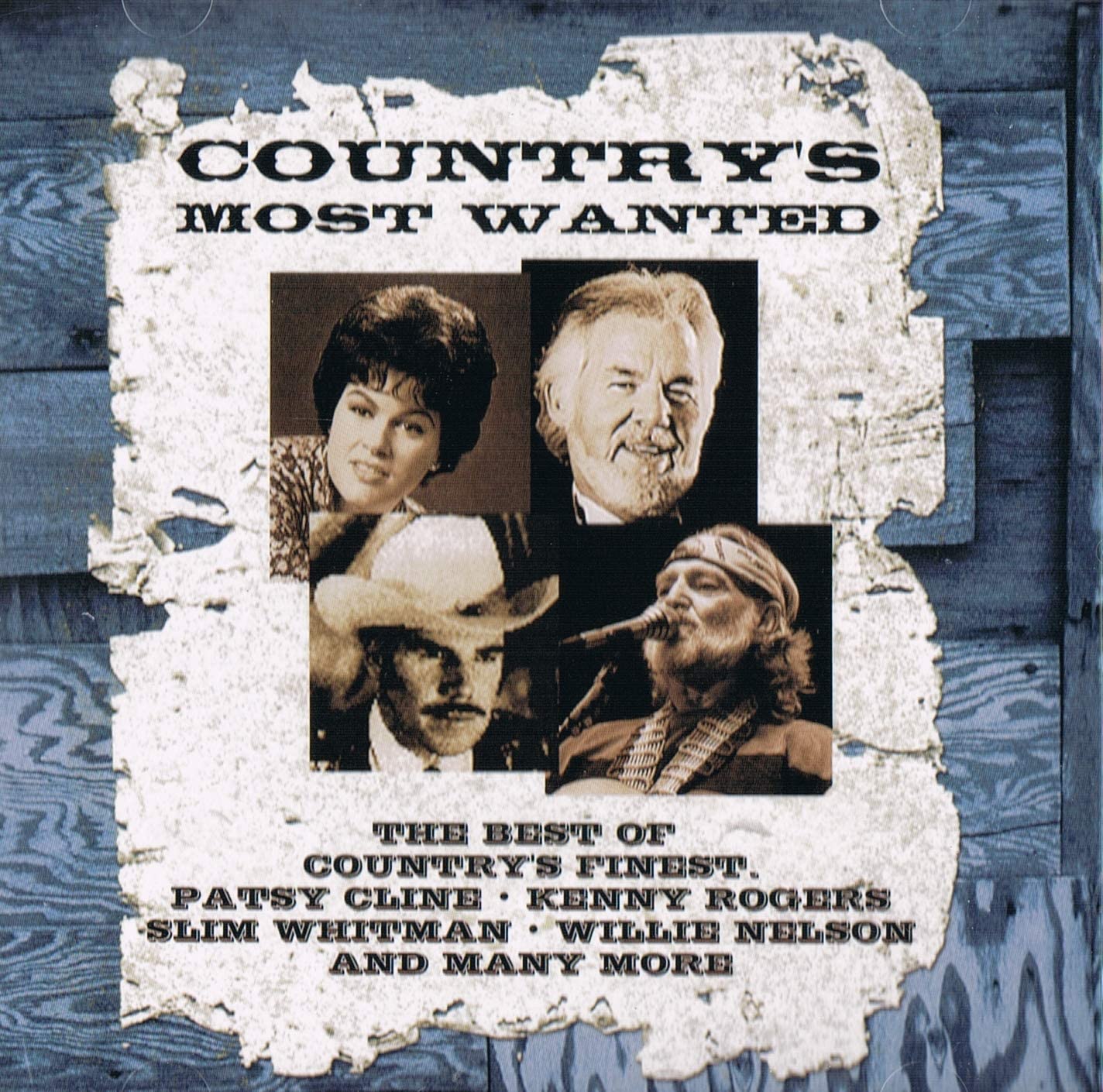 Country's Most Wanted (original artists / original & re-recording tracks) [Audio CD] Lynn Anderson/ Willie Nelson/ Barbara Fairchild/ Patsy Cline/ Dave Dudley/ Slim Whitman/ Ferlin Husky/ Roy Drusky/ Anne Murray/ The Oakridge Boys/ Tex Ritter/