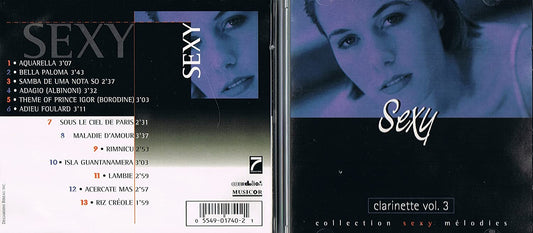 Sexy Clarinette Vol. 3 (collection sexy melodies) [Audio CD] Clarinette instrumentale Production 7