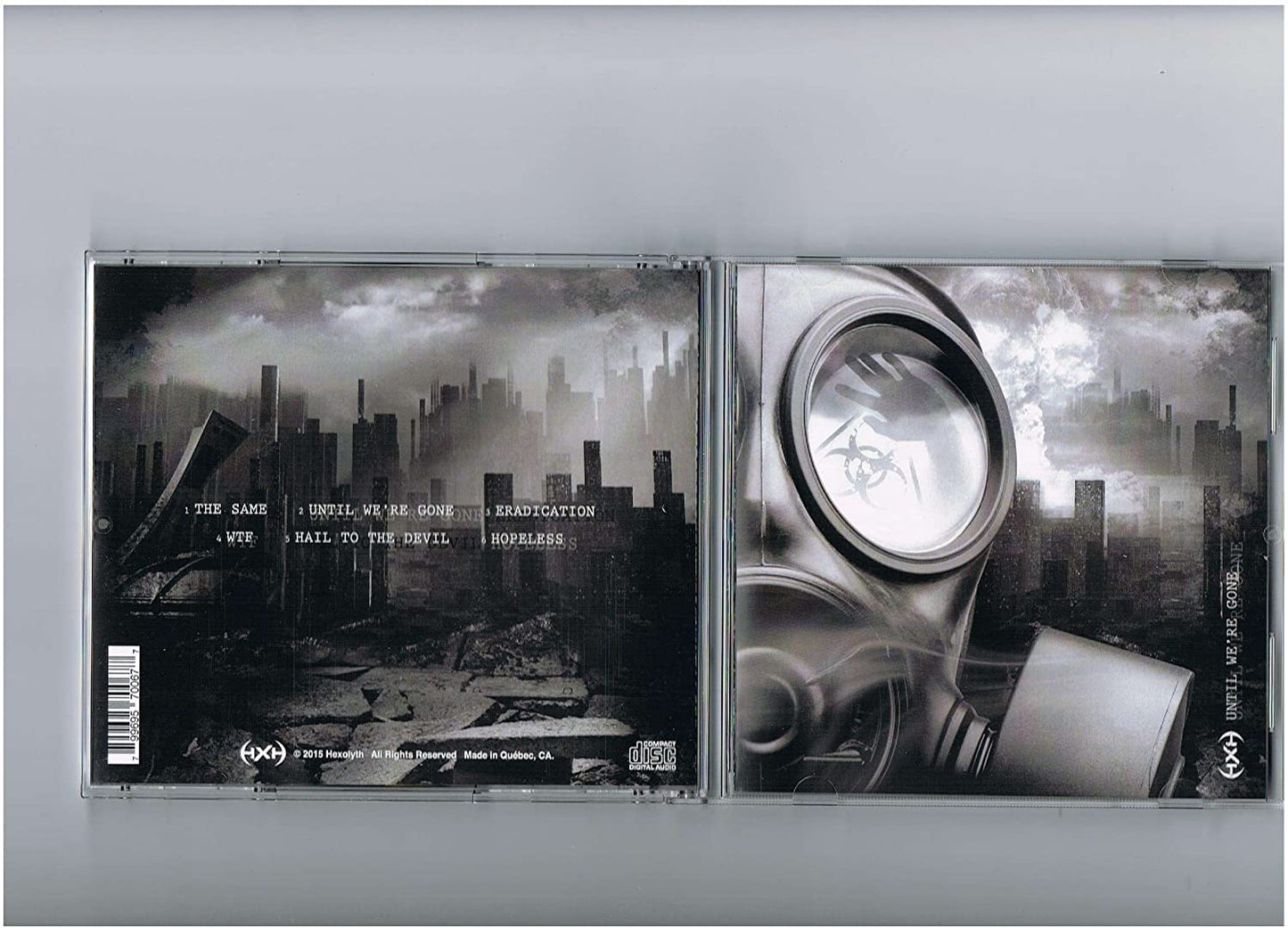 Until We're Gone front (metal) [Audio CD] Hexolyth