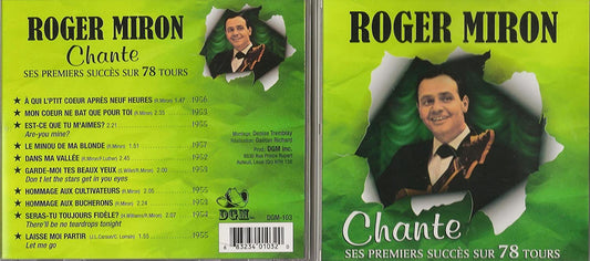 Roger Miron Chante ses premiers succès sur 78 tours (10 titres western) [Audio CD] Roger Miron
