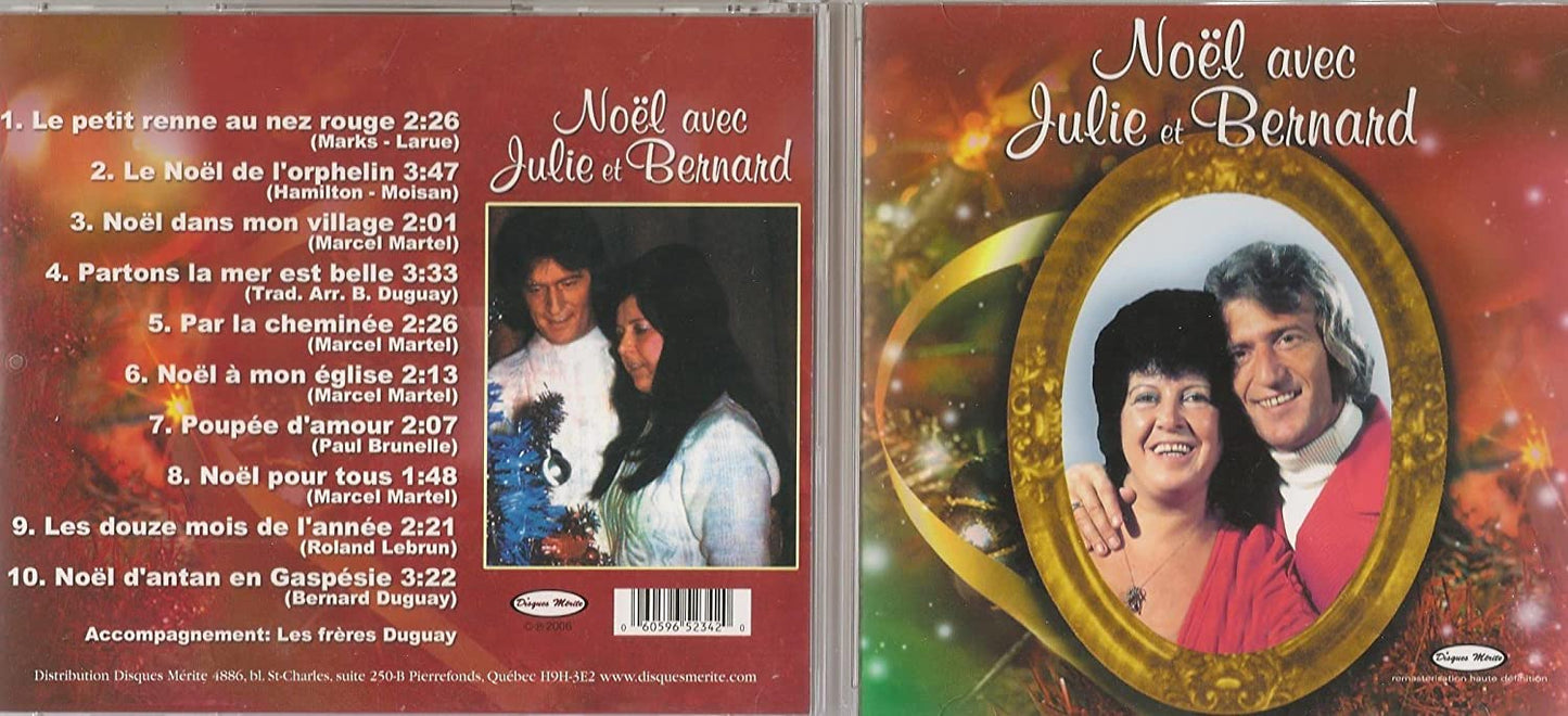 Noel Avec Julie Et Bernard [Audio CD] Julie Daraiche Et Bernard Duguay