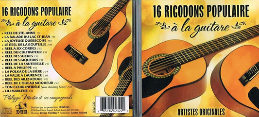16 Rigodons Populaire à la Guitare [Audio CD] Philippe Martin et Ses Campagnards