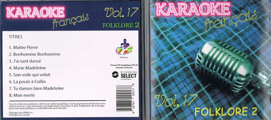 Karaoke Francais Folklore [Audio CD] Varies