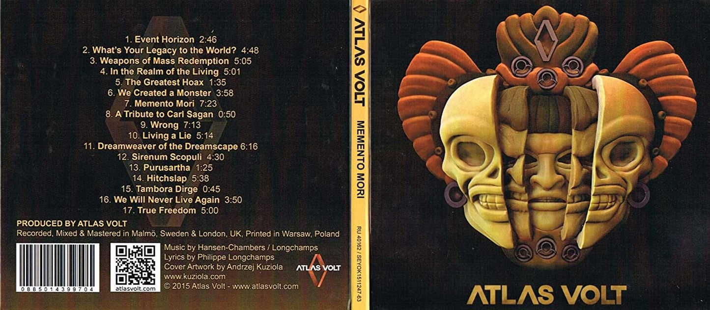 Memento Mori (rock progressif) [Audio CD] Atlas Volt