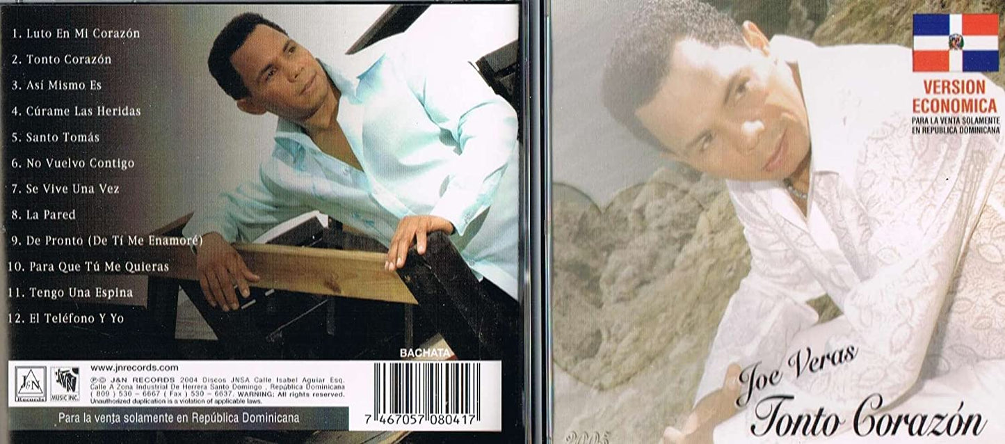 Tonto Corazon (version economica) [Audio CD] Joe Veras
