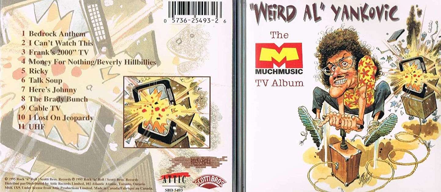The Much Music TV Album [Audio CD] Weird Al Yankovic