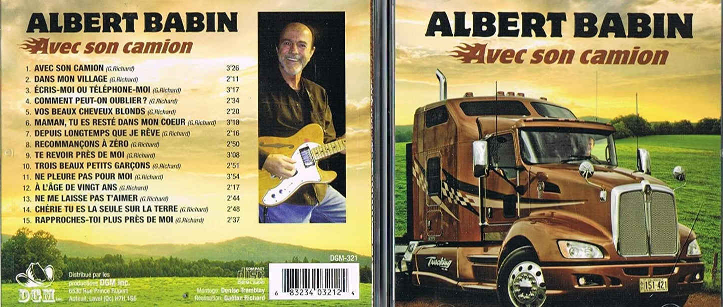 Avec Son Camion [Audio CD] Albert Babin