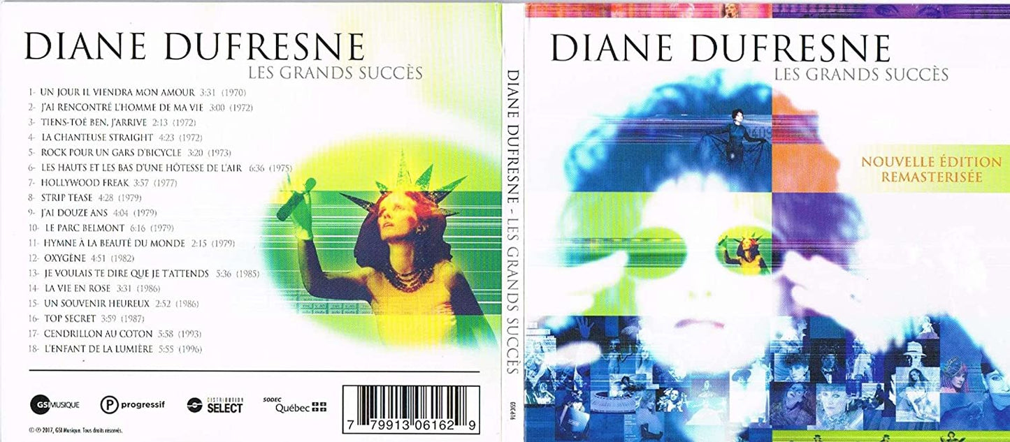 Les Grands Succes (edition 2017) [Audio CD] Diane Dufresne
