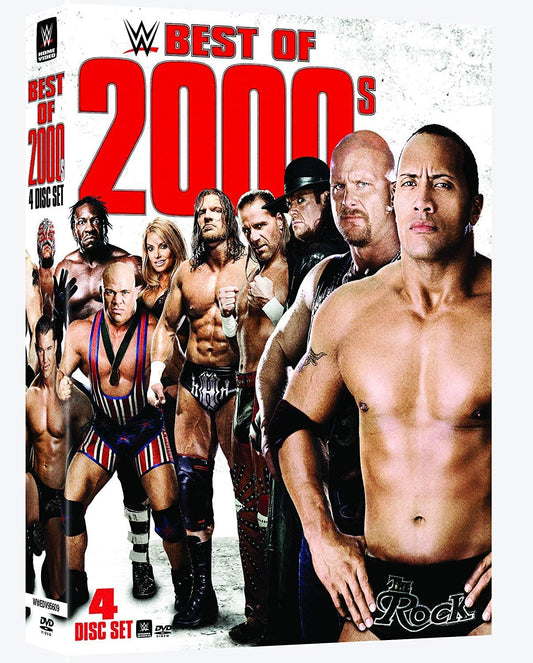 WWE: Best of 2000's (Included 4 Disc with John Cena/ Triple H/ The Rock/ Batista/ Undertaker/ Chris Jericho/ Shawn Michaels/ Stone Cold Steve Austin/ Edge/ Booker T and more) [DVD] (Used - Very Good)