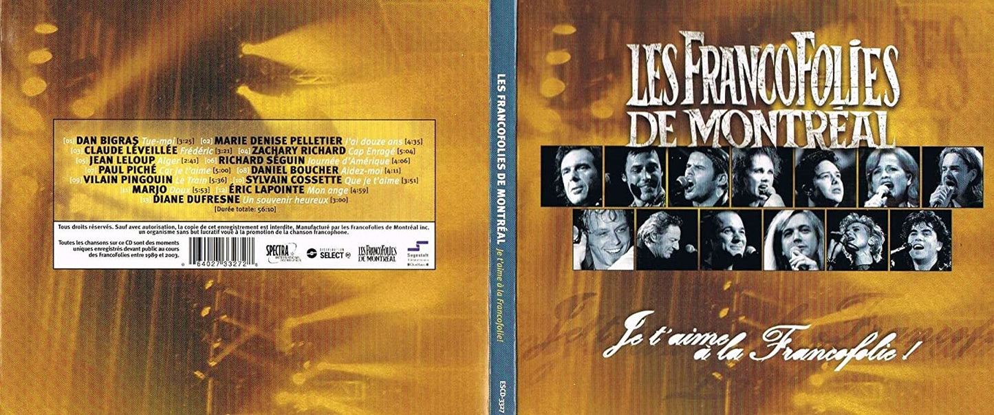 Je T Aime A La Francofolie (Fr) [Audio CD] Various