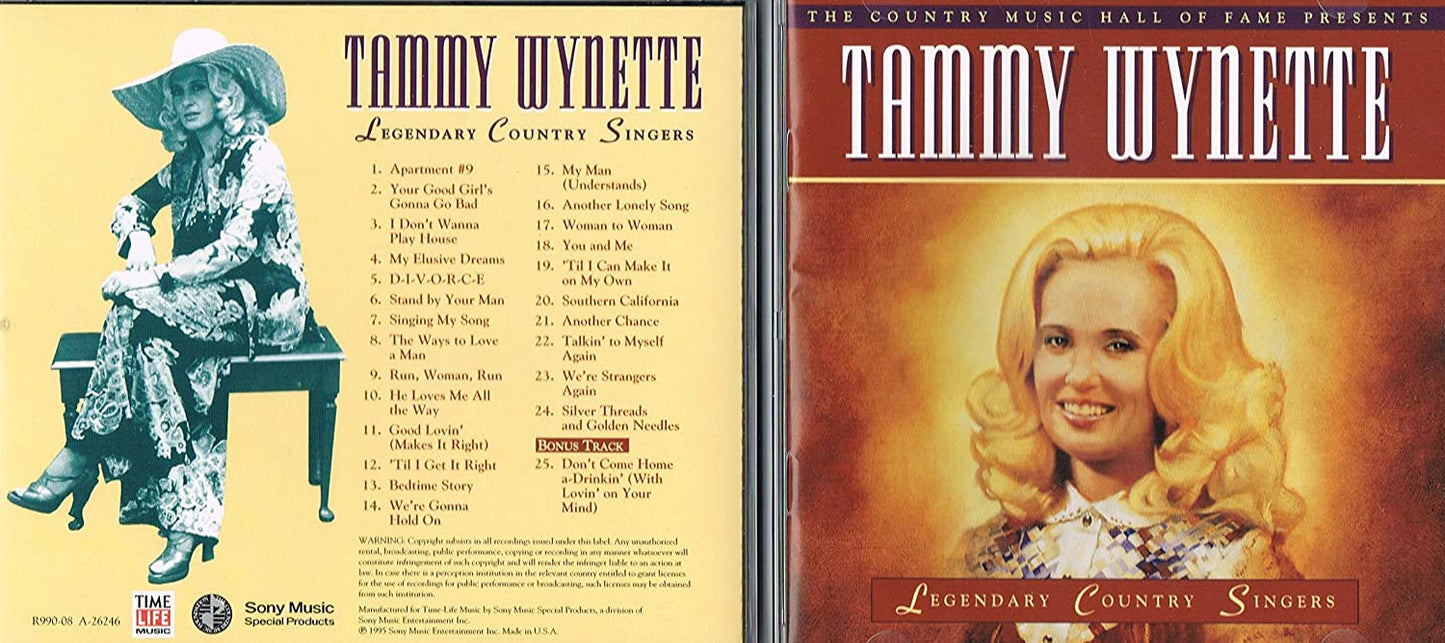 Legendary Country Singers / The Country Music Hall Of Fame Presents Tammy Wynette [Audio CD]