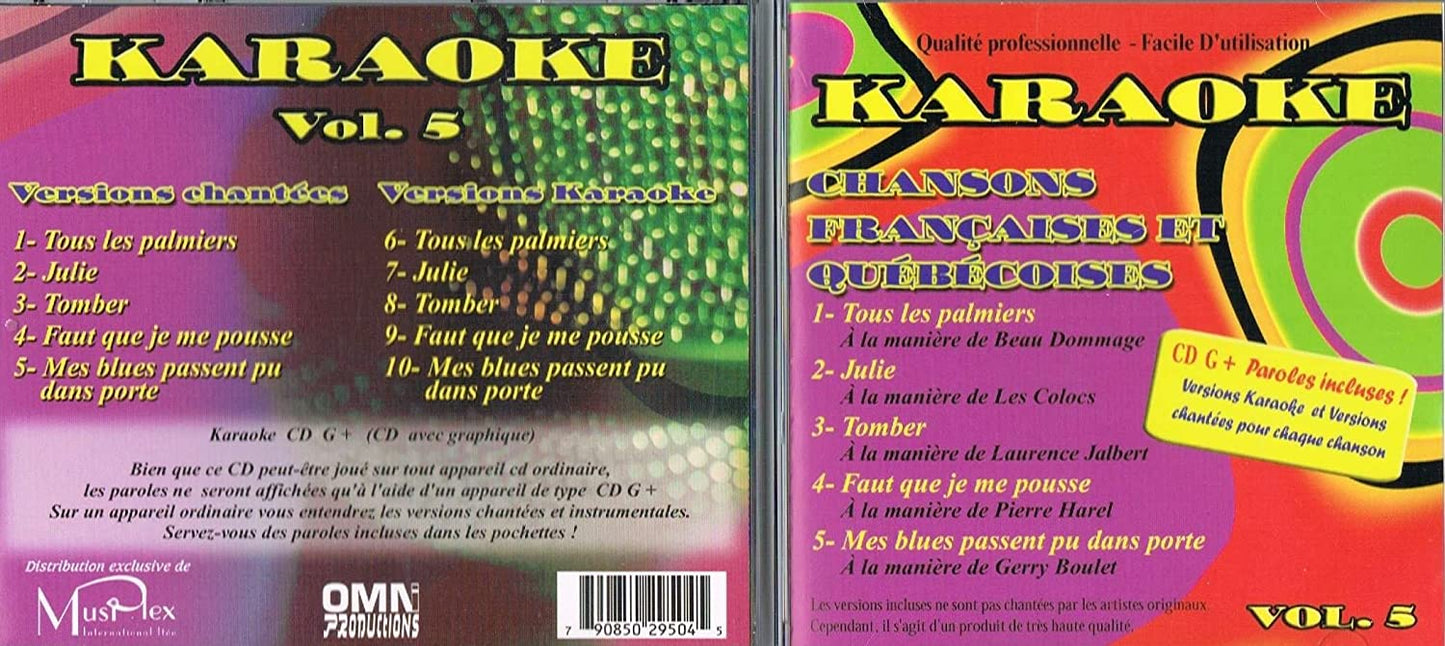 Karaoke Vol.5 [Audio CD] Karaoke