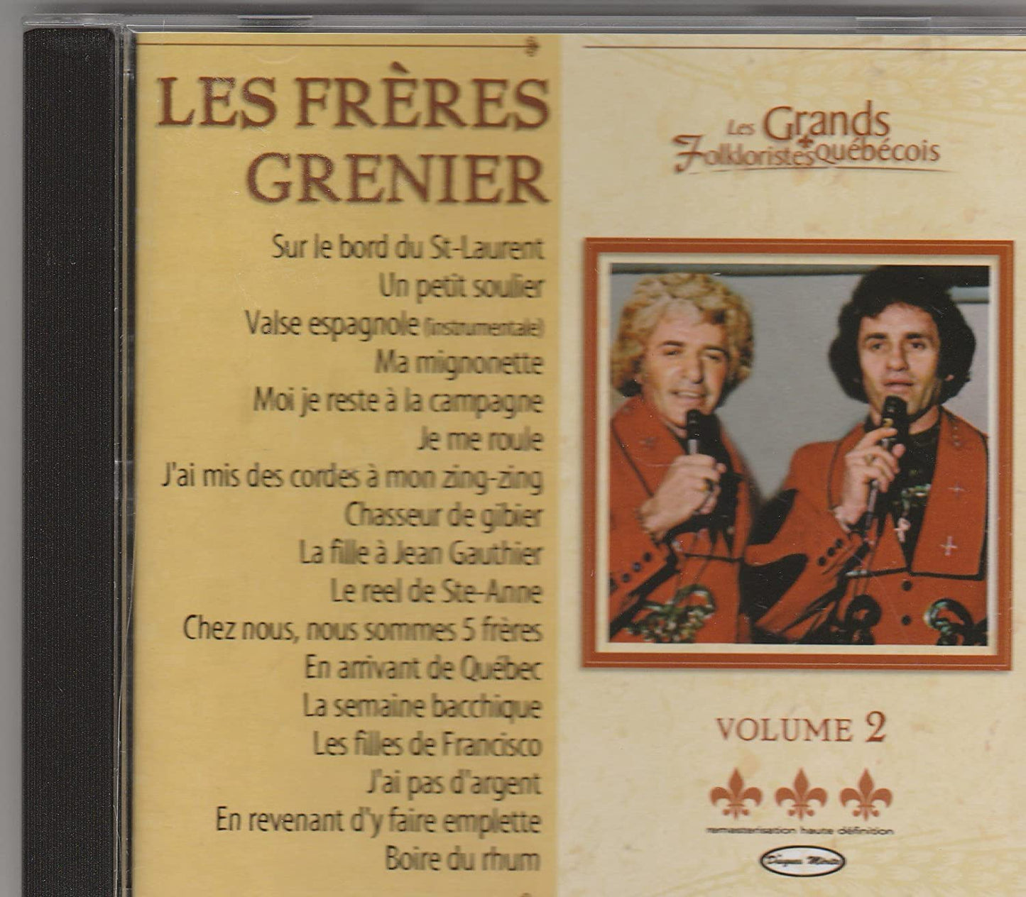 Les Grands Folkoristes Quebecois, Volume 2 [Audio CD] Les Frères Grenier