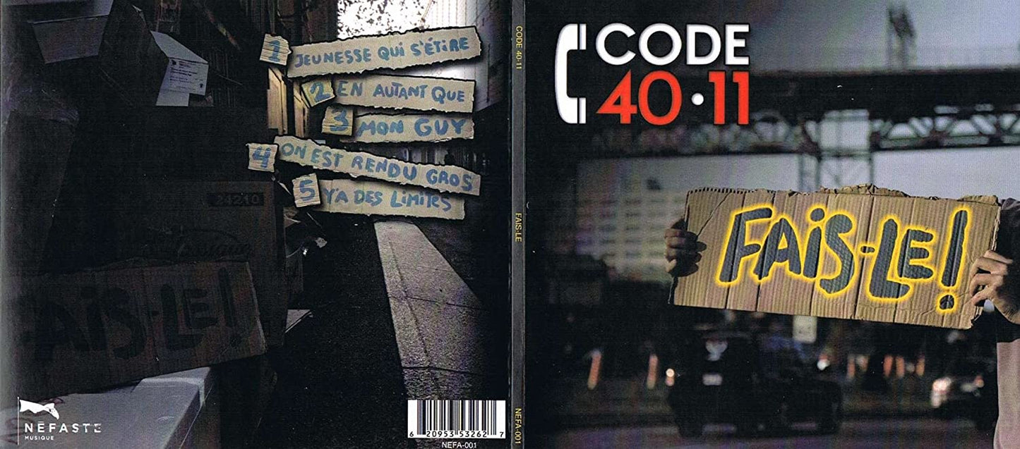 Code 40-11 / Fais-le! (Punk Skate Basket) [Audio CD]