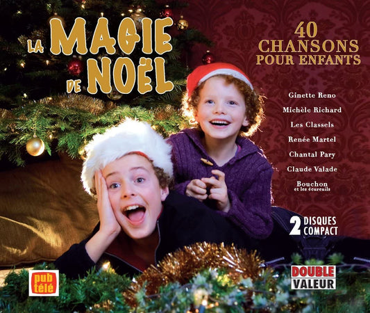 La Magie De Noel (2CD) / 40 Chansons pour enfants [Audio CD] Renee Martel, Les Classels, Michele Richard and Ginette Reno