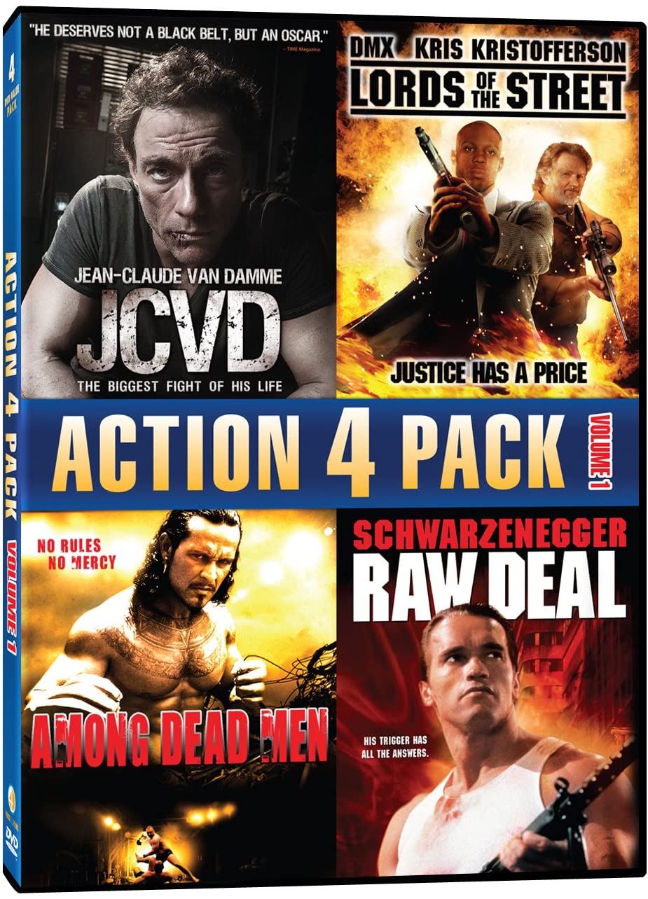 JCVD / Lords of the Street / Among Dead Men / Raw Deal (Action 4-Pack/ Vol. 1) [DVD]
