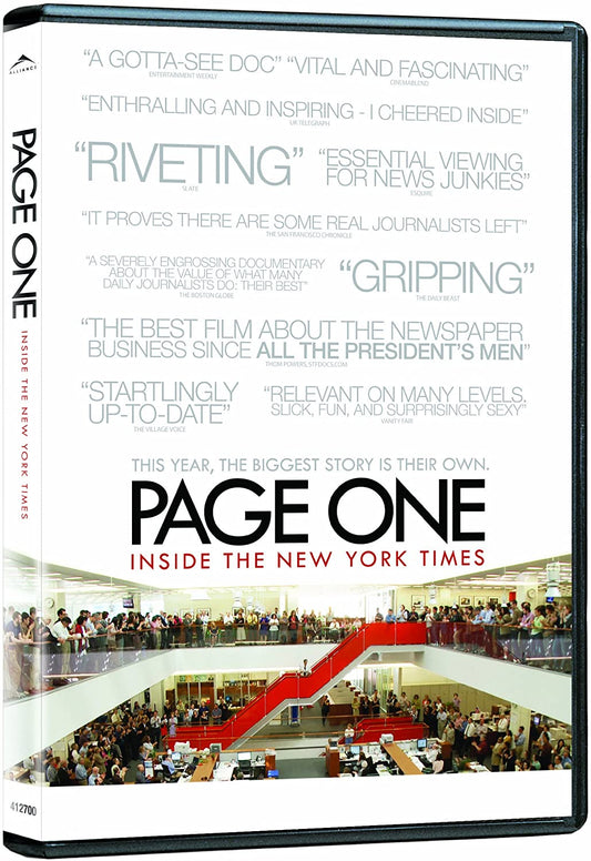 Page One: A Year Inside The New York Times [DVD]