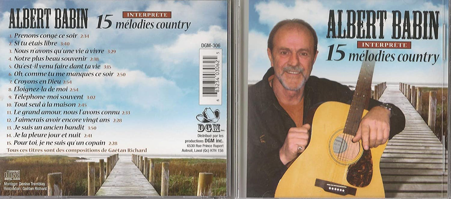 ALBERT BABIN INTERPRÈTE 15 MÉLODIES COUNTRY [Audio CD] Albert Babin