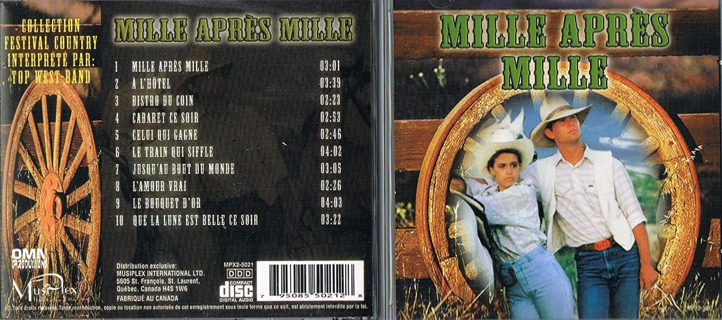 Mille Après Mille - Collection Festival Country [Audio CD] Top West-Band