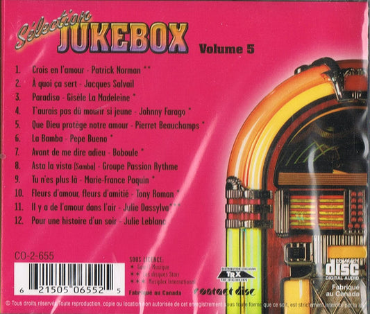 SELECTION JUKEBOX Vol. 5 [Audio CD] Artistes Variés