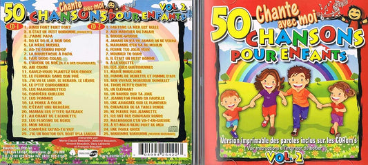 50 Chansons Pour Enfants Vol. 2 (Incluant 2 CD) [Audio CD] Jolianne Beaudoin/ Vincent Beaudoin/ Dany Laliberté/ Francois Beaudoin/ Marie-Claude Beaudoin