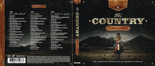 The Country Legends / The Complete Collection of Country Classics (36 Classic Country Hits - Live, Re-recorded & Originals) [audioCD]