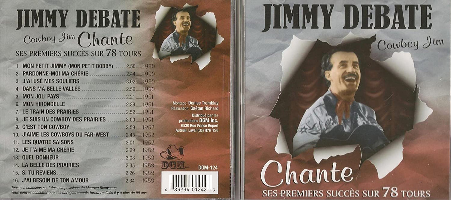 Jimmy Debate Chante Ses Premiers Succes Sur 78 Tours (16 Titres/ DGM) [Audio CD] Jimmy Debate