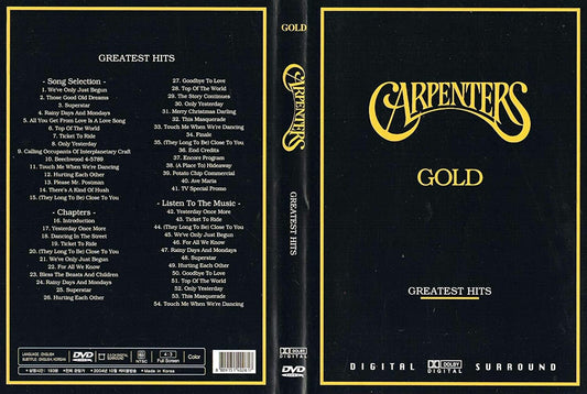 Carpenters Gold (NTSC/ All Region / Full Screen / 54 Video Tracks) [DVD]