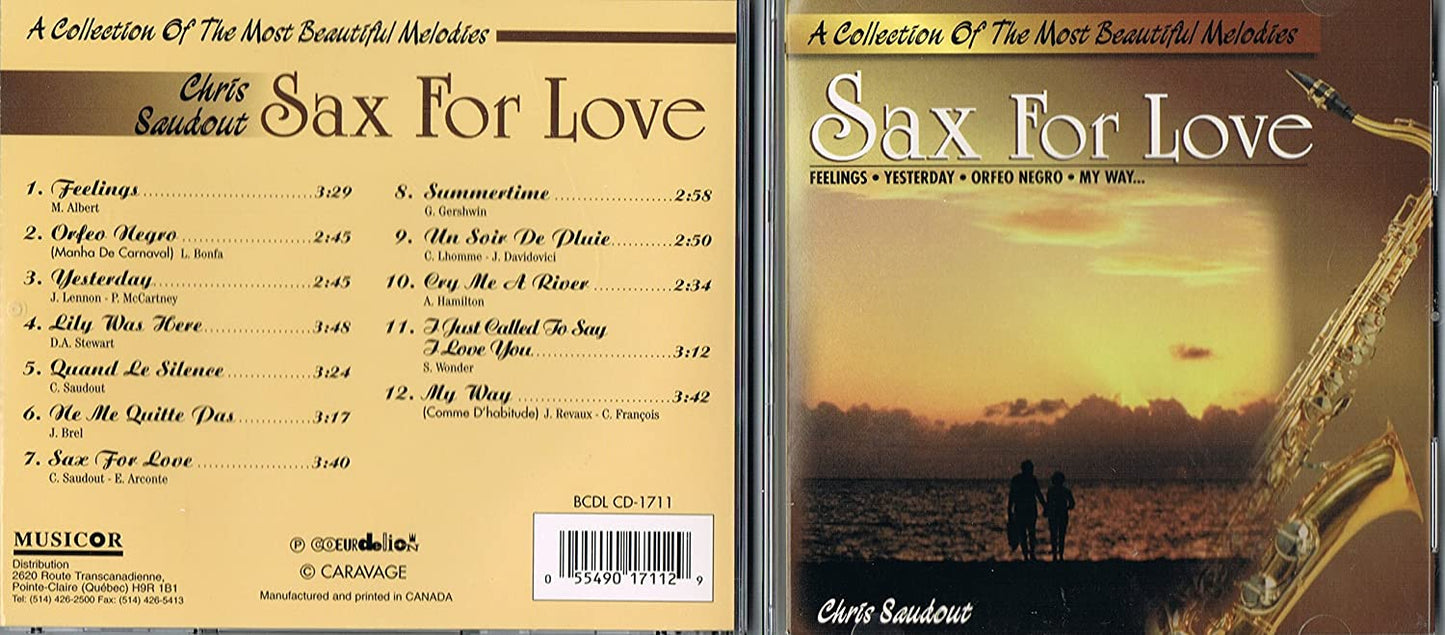 Sax for Love [Audio CD] Varies
