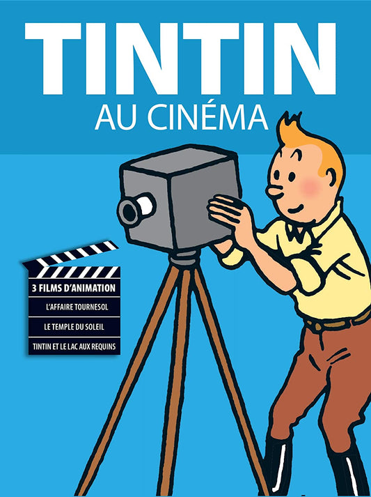 Tin Tin au Cinema Coffret/Feature Films Boxset // L'affaire Tournesol/The Calculus Affair / Le Temple du Soleil/Prisoners of the Sun / Tin Tin et le Lac aux Requins/Tin Tin and the mystery at Shark Lake [DVD]