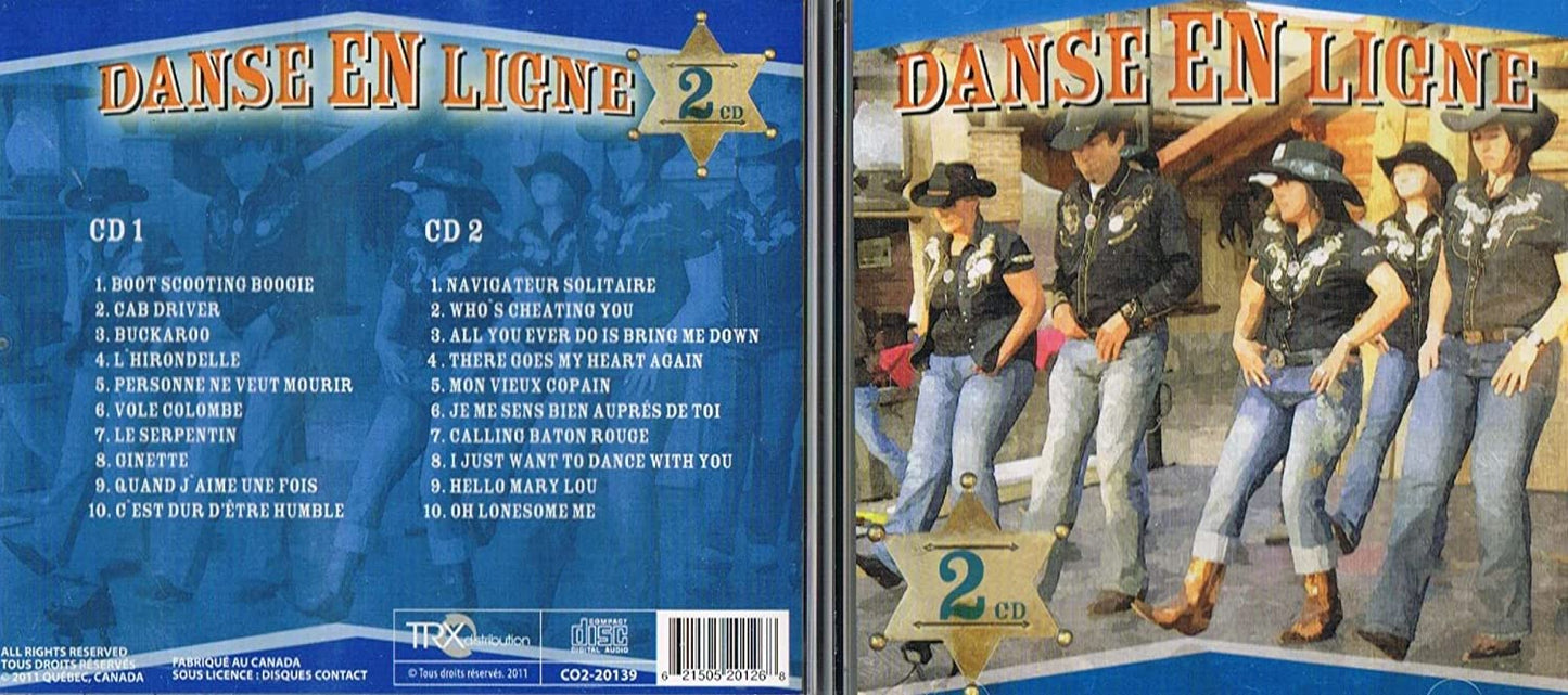 Danse en Ligne (incluant 2 CD) [Audio CD] Artistes Variés