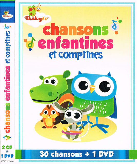Baby TV Présente: Chansons Enfantines et Comptines / 1 DVD Les Animaux de la Ferme et 30 Chansons sur 2 CD [DVD]