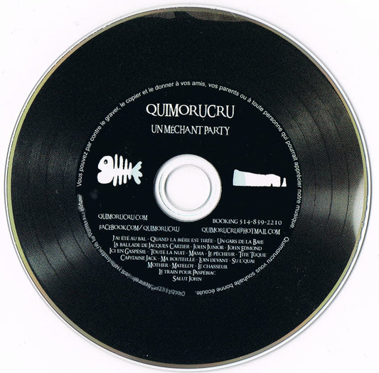 Un Mechant Party [Audio CD] Quimorucru