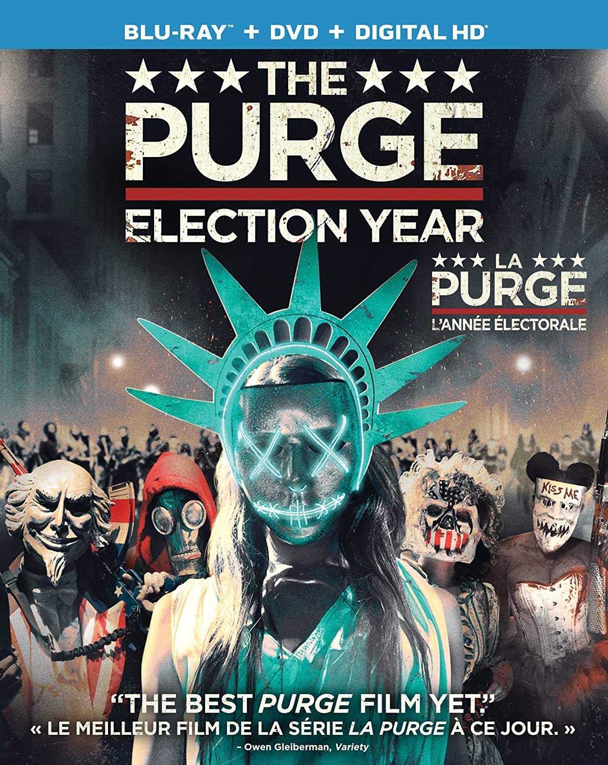 The Purge Election Year / La Purge L'année Électorale (Blu-Ray + DVD + Digital HD / Languages: English & French) [Blu-ray]
