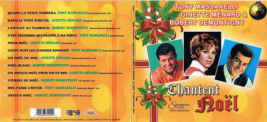 Souvenirs de Noel [Audio CD] Tony Massarelli, Ginette Menard & Robert Demontigny