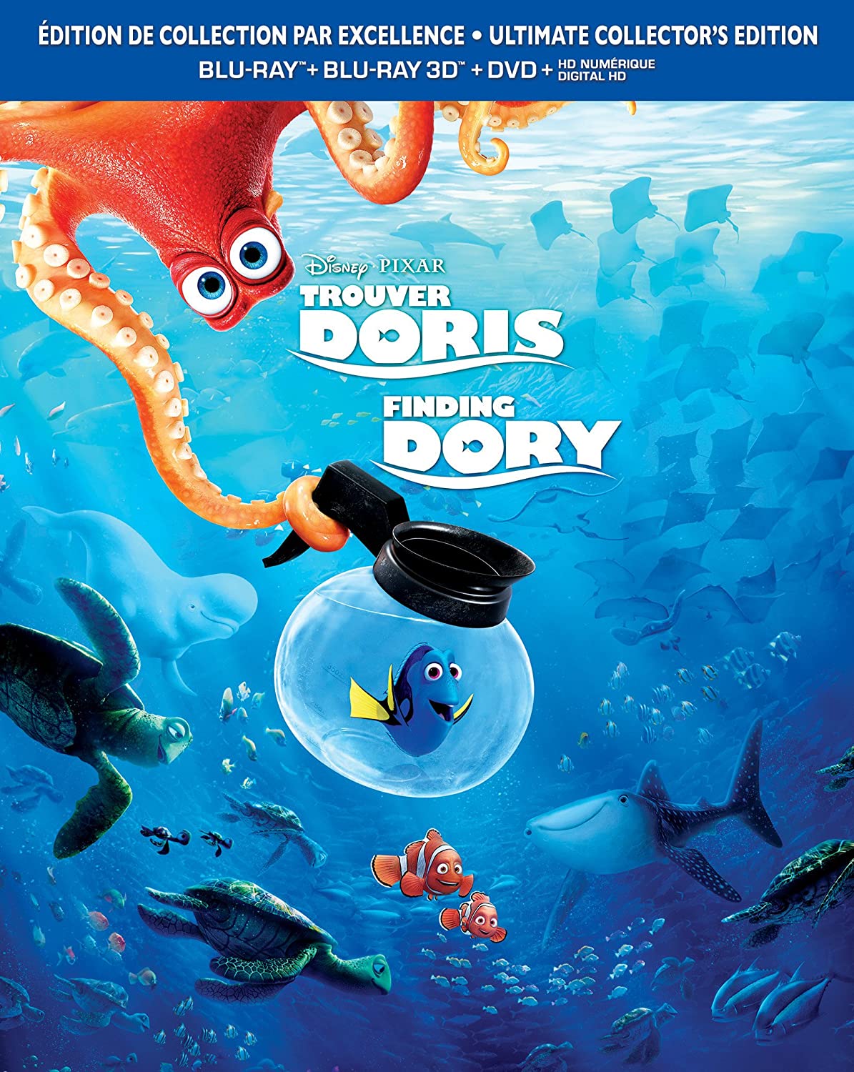 Trouver Doris [3D Blu-ray + Blu-ray + DVD + Digital HD] (Bilingual) [Blu-ray]