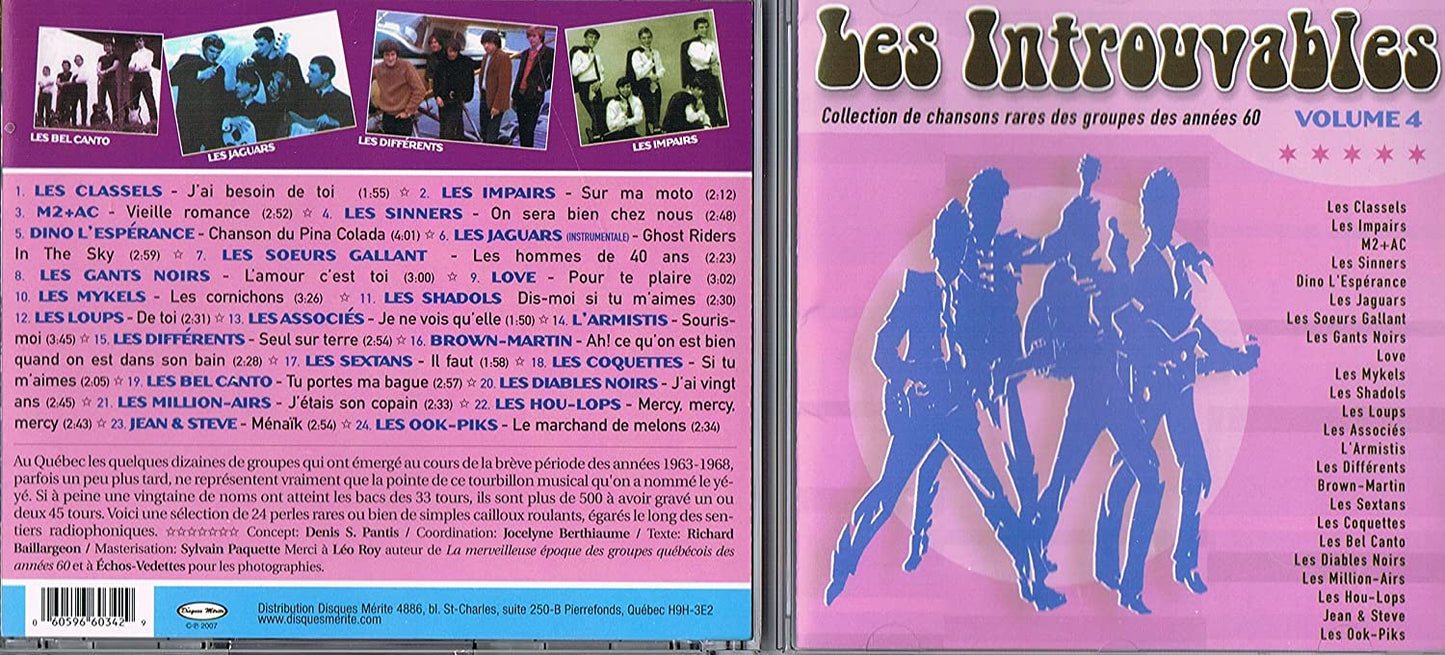 Les Introuvables, Volume 4 [Audio CD] Artistes Varies