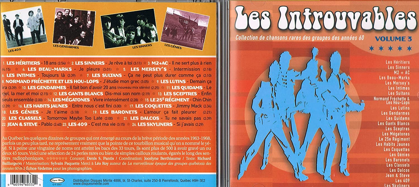 Les Introuvables, Volume 3 [Audio CD] Artistes Varies