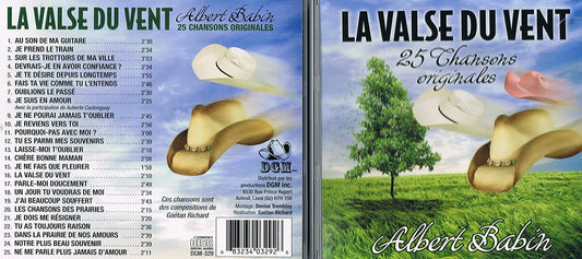 LA VALSE DU VENT/ 25 CHANSONS ORIGINALES (2015) - ALBERT BABIN [Audio CD] Albert Babin