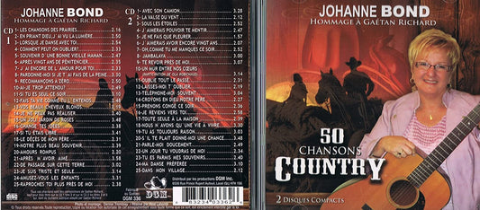 Johanne Bond - Hommage a Geatan Richard/ 50 Chansons Country (2 Disques) [Audio CD] Johanne Bond and Geatan Richard