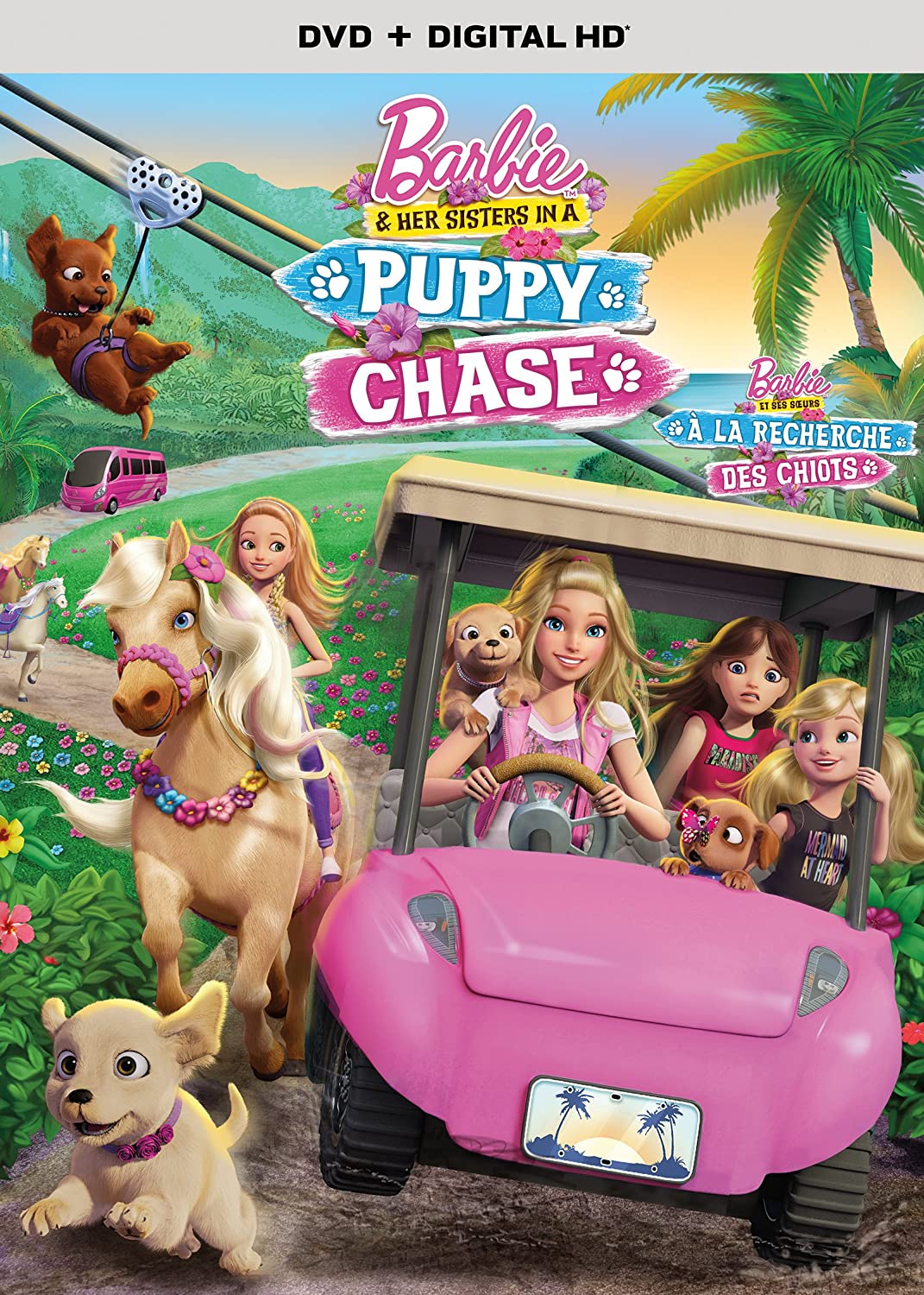 Barbie & Her Sisters in a Puppy Chase [Digitial HD] (Bilingual) [DVD]