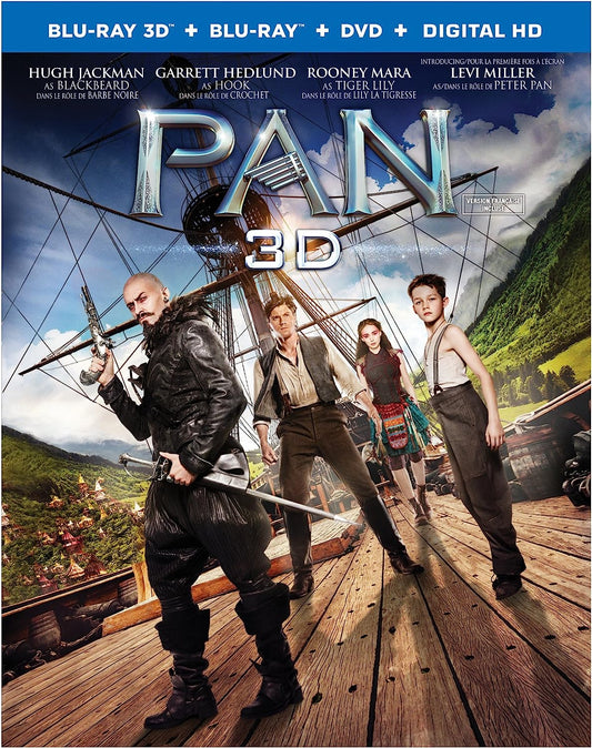 Pan [Blu-ray 3D + Blu-ray + DVD + Digital Copy] (Bilingual) [Blu-ray]