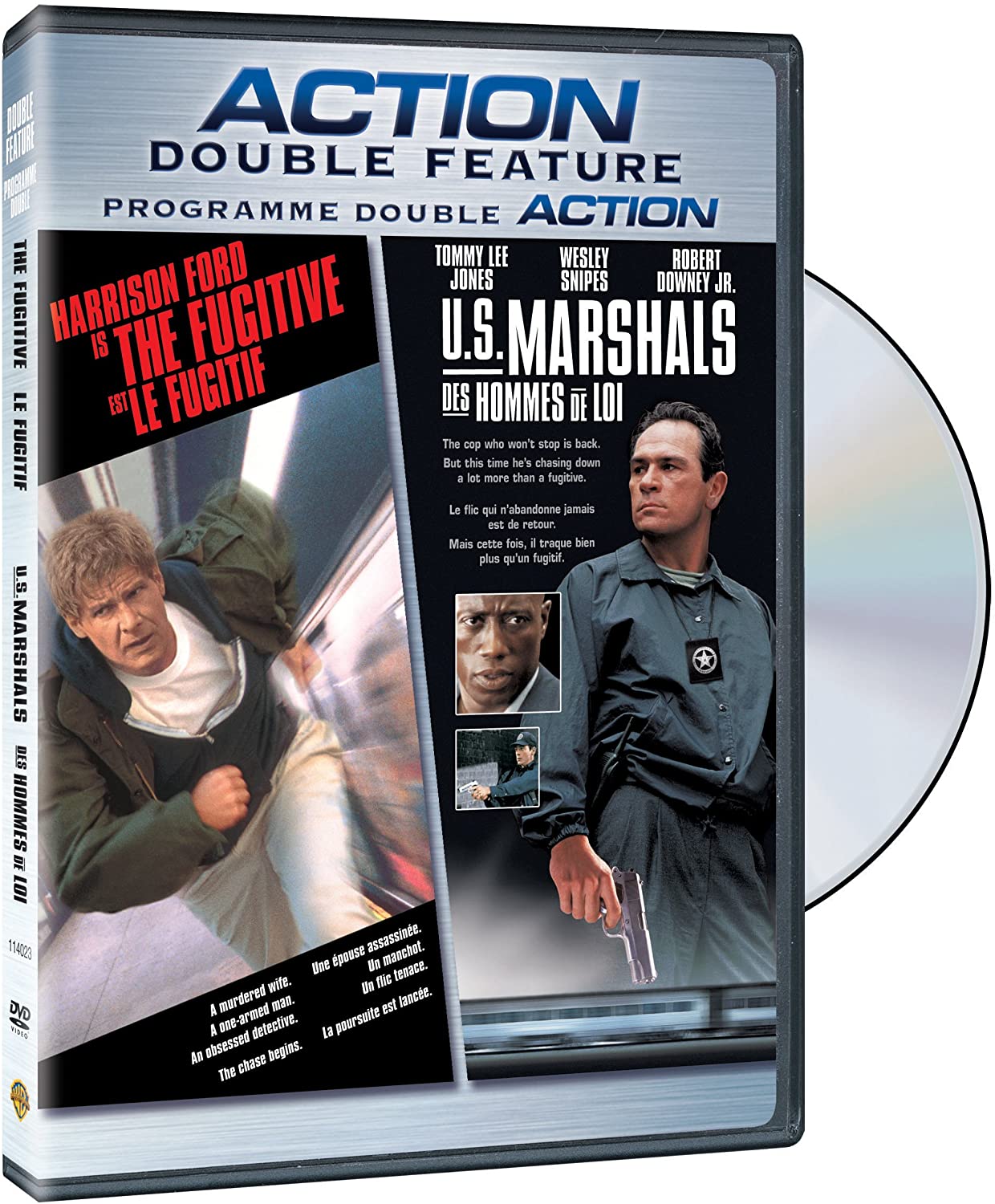 Action Double Feature (Fugitive / U.S. Marshals) // Programme double action (Le fugitif / Des hommes de loi) (Bilingual) [DVD]