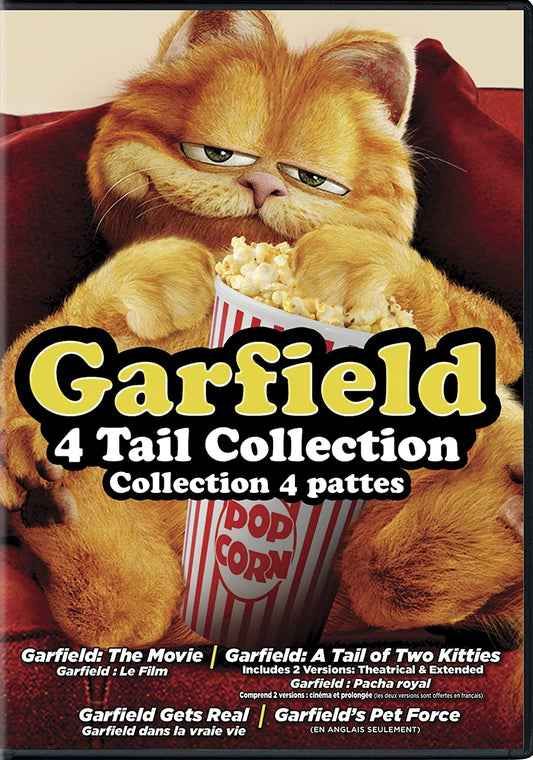 Garfield The Movie / Garfield A Tail of Two Kitties / Garfield Gets Real / Garefield's Pet Force (Bilingual) [DVD]