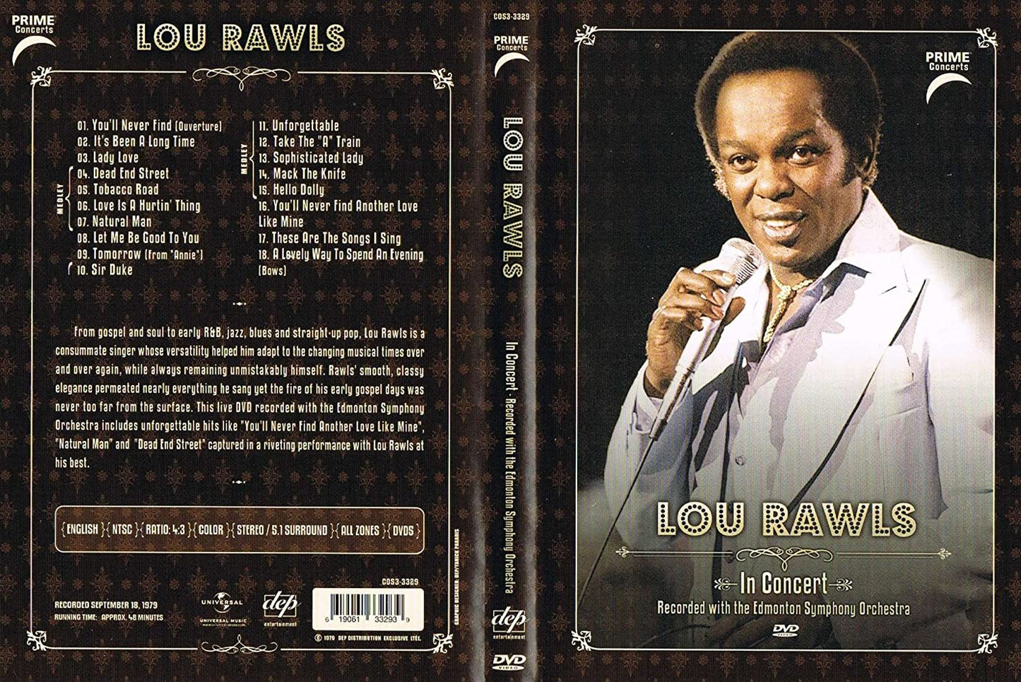 Lou Rawls in Concert with the Edmonton Symphony Orchestra (recorded september 18/ 1979) [DVD]