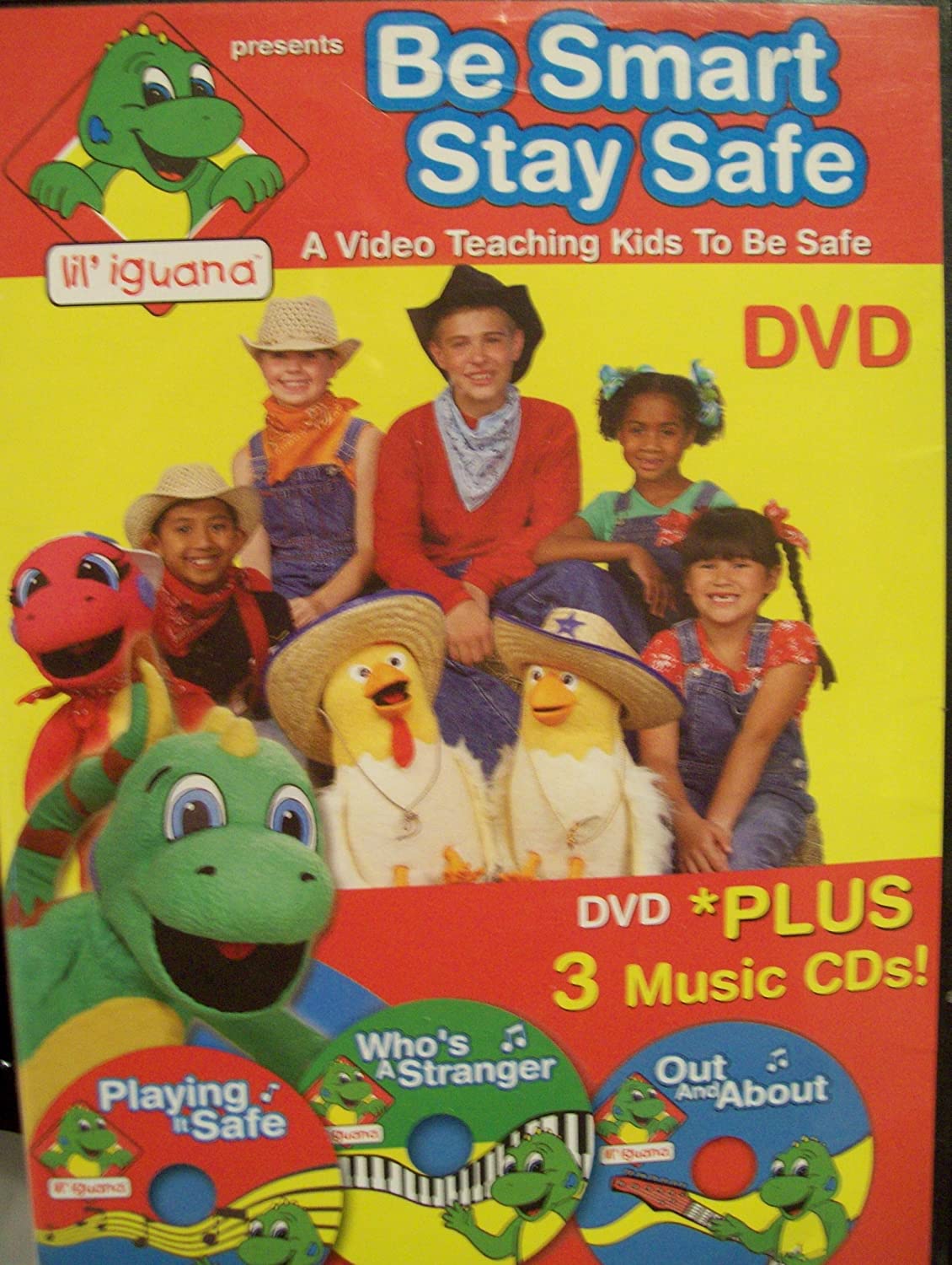 Be Smart Stay Safe: A Video Teaching Kids to Be Safe DVD Plus 3 Music CDs [DVD]