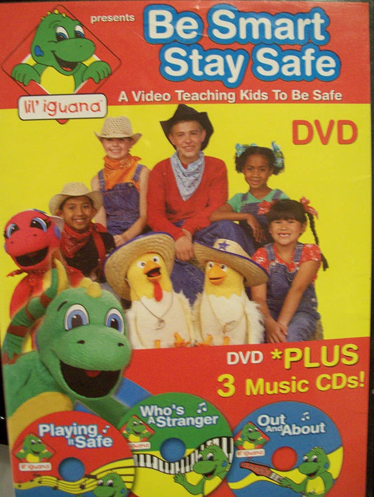 Be Smart Stay Safe: A Video Teaching Kids to Be Safe DVD Plus 3 Music CDs [DVD]