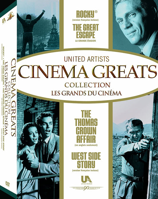 United Artists Cinema Greats Collection (The Great Escape/Rocky/West Side Story/The Thomas Crown Affair) (Bilingual) [DVD]