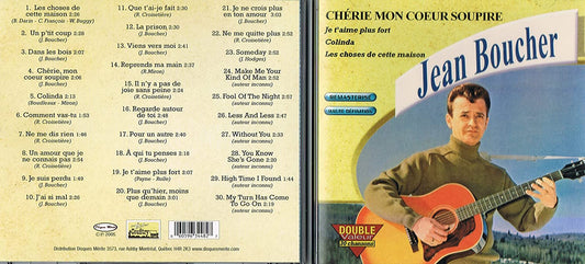 Cherie Mon Coeur Soupire [Audio CD] Jean Boucher
