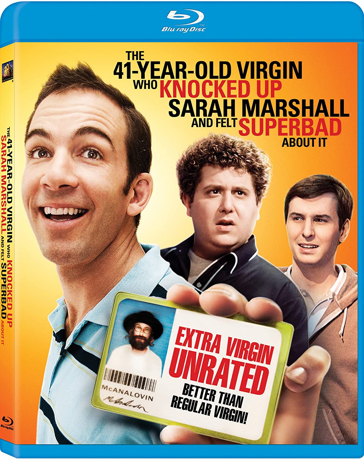 The 41 Year Old Virgin Who Knocked Up Sarah Marshall and Felt Superbad About It [Blu-ray] (Sous-titres français) [Blu-ray]